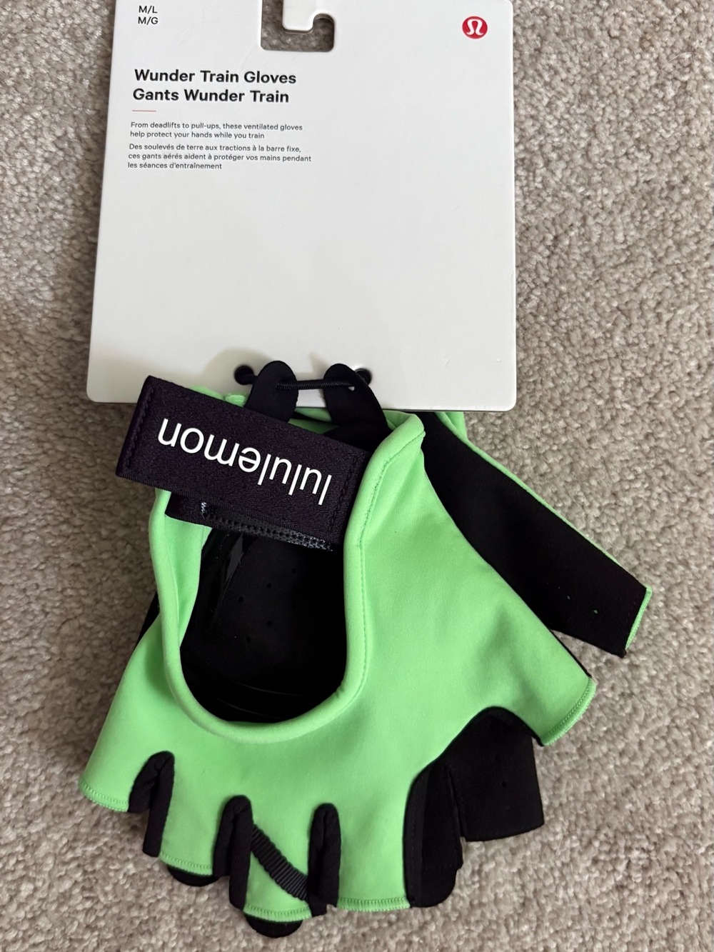 Lululemon Wunder Train Gloves M/L NWT